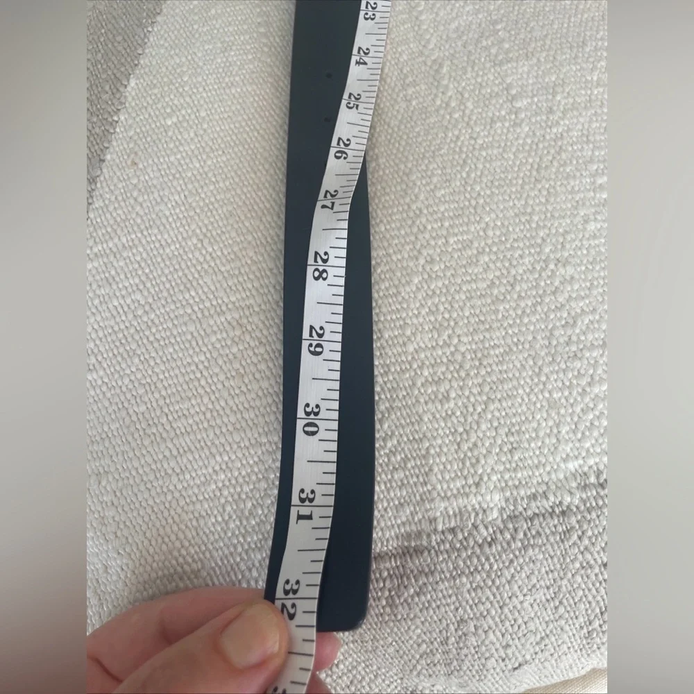 Authentic Trussardi Genuine Leather Belt Black Size 70 - Made in Italy